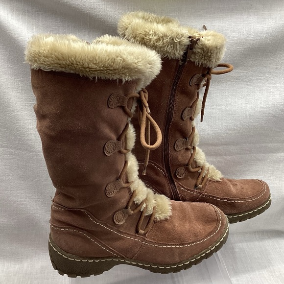 BASS OUTDOOR Womens Black Waterproof Field Round Toe Winter Boots M main image 1